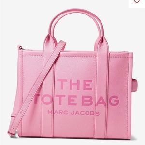 MEDIUM NEW NWT SEALED LEATHER MARC JACOBS THE TOTE BAG PURSE HANDBAG PINK HOT